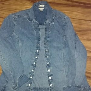 Christopher & Banks Jean Jacket